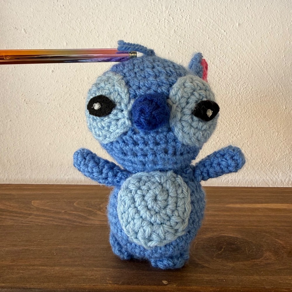 Handmade Crochet Stitch Plush Amigurumi Disney Inspired‎ Lilo & Stitch Toy